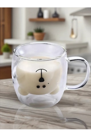 Perfecto Lınea Çift Tabanlı Güzel Çay Ve Kahve Kupası 250 Ml 197210967 Beyaz