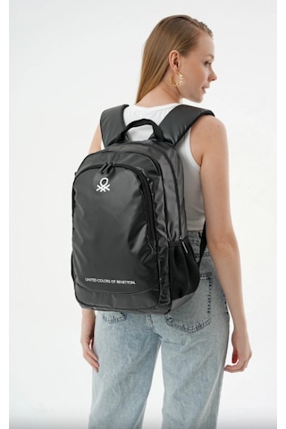 Unıted Colors Of Benetton Unisex Sırt Çantası 20870 Std / Siyah Siyah