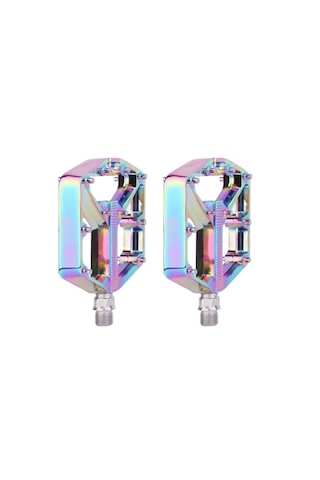 Meroca Rainbow Alüminyum Platformlu Rulmanlı Bisiklet Pedalı