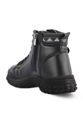 Esm Hertha Fermuarlı Kısa Bilek Kadın Bot Siyah