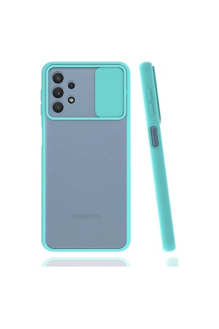 Galaxy A32 4G Kilif Sürgülü Kamera Koruma Silikon 493870388