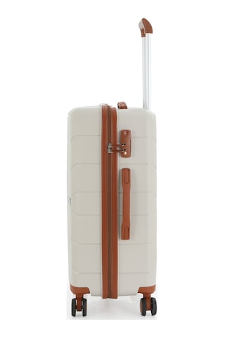 Mçs Polipropilen Valiz V366 65 Cm S20sy100004165 11139 Kemik - Kahverengi
