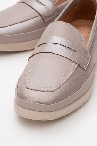 Dericlub Kadın Ortopedik Bağcıksız Comfort Günlük Ayakkabı Gerçek Deri Cr 2203 Vizon
