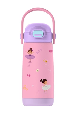 Sipnjoy - Sipsquad Plus Çocuk Su Termosu 480 Ml - Ballerina Sparkle