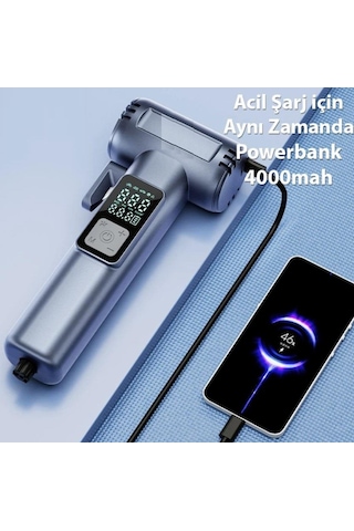 Sepetinegelsin St-5530 Dijital Şarjlı Araç Lastik Hava Şişirme Pompası Penere Kırıcı