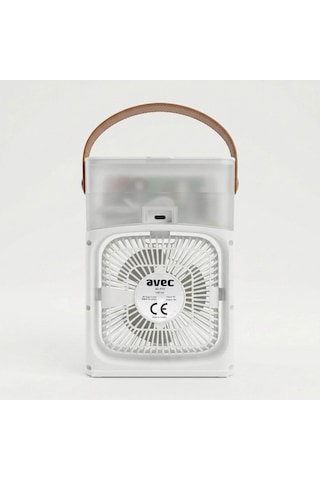 Avec Av-f171 Su Spreyli Usb Mini Fan 3 Kademe Hız Nemlendiricili Masaüstü Fan 6 Renk Led Taşınabilir Hava Soğutucu