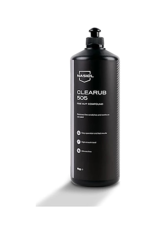 Nasiol Glasshield Clearub 505 1000g İnce Çizik Giderici Polisaj Pastası