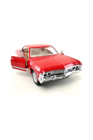 Kınsmart Metal Araba Chevrolet Impala 1967 261033854 Kırmızı