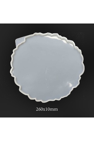Reçine Epoksi Yuvarlak Tepsi Kalıp - 206