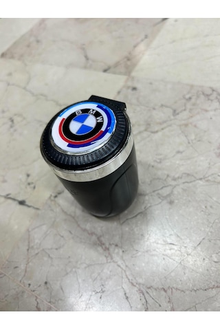 Bmw 50. Yıl Logolu Işıklı Siyah Küllük Üstten Bastırmalı