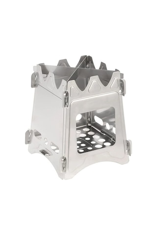 Xiyyadms Stainless Steel Çıkmaz Odun Ocağı - Hafif, Katlanabilir, Dayanıklı, Evvela Kurulur, Kamp Ve Seyahat İçin İdeal Çok Renkli