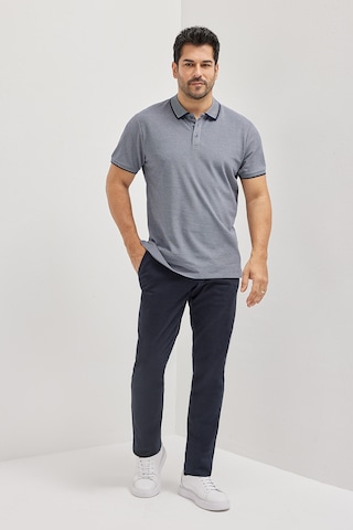 AC&Co / Altınyıldız Classics 4A4820200047LAC3XL Düğmeli Polo Yaka Cepsiz Slim Fit Erkek Tişört Lacivert