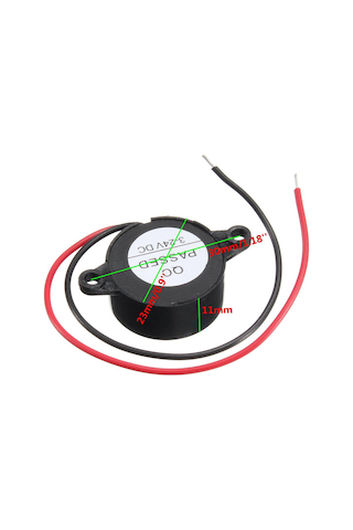 Araba 12v Bip Piezo Elektronik Buzzer Alarmı 95db Sürekli Ses Bipleyici