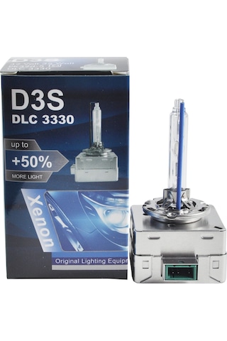 Delco D3s 8000k %50 Fazla Işık Buz Mavisi Oem Xenon Far Ampulü
