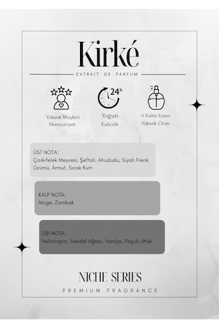 Kirke 100ml Kalıcı Etkili Unisex Parfüm Meyve