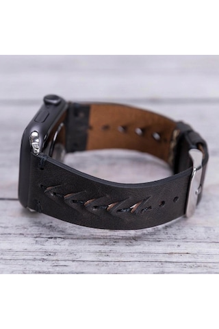 Apple Watch Uyumlu Deri Kordon 42-44-45mm Tn1 Boras Diğer