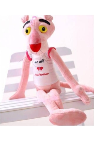 Pembe Panter Tişörtlü 55 Cm Peluş Pembe Panther Oyuncak Pembe Panter Peluş Oyuncak 50 Cm PEMBE