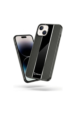 Apple İphone 14 Plus Uyumlu Kılıf Premium Deri Kılıf Siyah