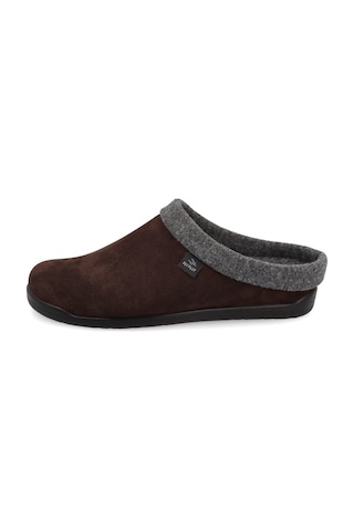 2007-dark Brown Terlik/ Panduf Ev Erkek 48 763 Vf Fly Flot Cloth Man Slıpper 2007-dark Brown