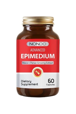 Nondo Advanced Epimedium With Maca + Panax Ginseng Extract 60 Kapsül