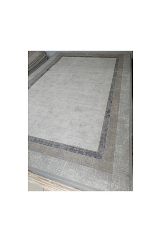 Soneva Serisi Sık Akrilik İplik Dokuma 200 X 300 6m2 Dokuma Halı Bej/gri