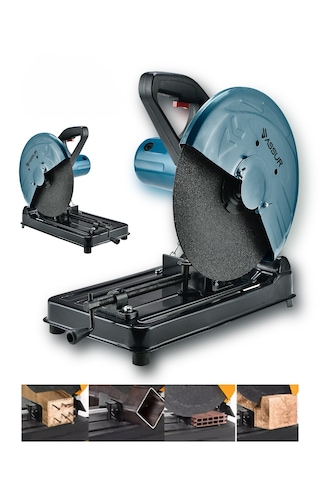 Assur ASR618 2000 W 355 MM Profil Metal Kesme Mavi