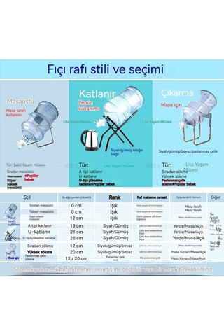 Jian Fan Düzağızlık Büyük Varil Masasüstüvaril Suraf Gümüş