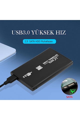 Techtic 2.5 Inç Usb 3.0 Sata Hdd Aluminyum Harddisk Kutusu