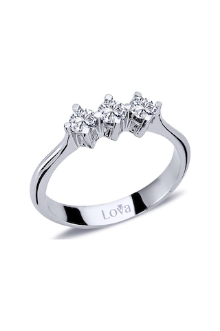 Lova 0,45 Karat Pırlanta Tria Yüzük - 1050206