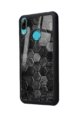 Huawei P Smart 2019 Taşlar Tasarımlı Glossy Telefon Kılıfı Çok Renkli