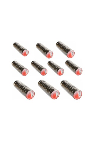 Siyah Elektrik İzole Bandı 18mm 100 Adet Esnek, Dayanıklı Ve Güçlü Yapışkanlı Bant Seti Motorx