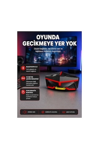 Kablosuz Bluetooth Kulaklık 5.0 Dokunmatik Kontrol Gürültü Engelleme Diğer