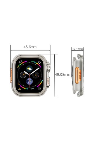 Watch 7 45mm To Watch Ultra 49mm Kasa Dönüştürücü Mrsa Watch Gard 33 - Rose Gold