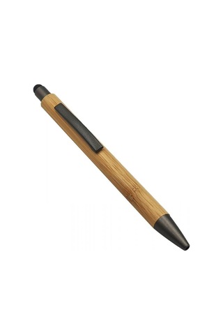 Kurumsal Hediye Toplantı Aracı Sunum Gereci Touchpen Tükenmez Kalem Dokunmatik Ekran Uyumlu Bambu