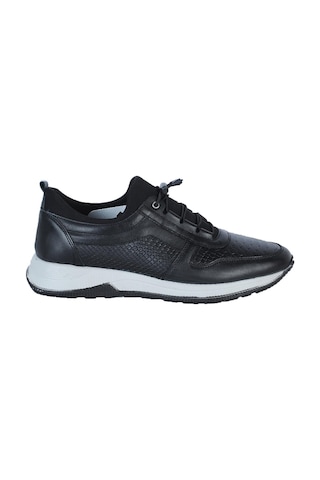Dropland 8787 Siyah Nopa Deri Erkek Sneaker Ayakkabı 001
