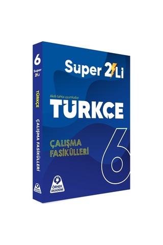 6. Sınıf Süper İkili Türkçe Seti Örnek Akademi