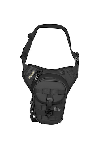 Skycity Motorcycle Çok Amaçlı Çanta: Yağ Tankı/bel/bacak Çantası, Su Geçirmez, Genişletilebilir, Poliester, Siyah Ya679