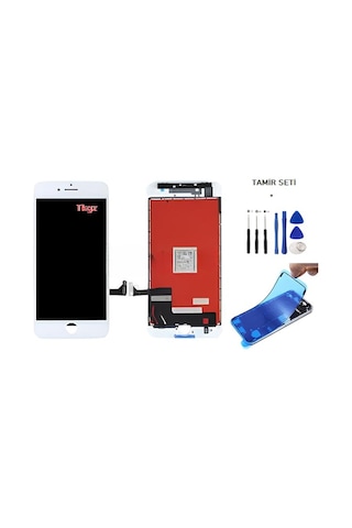 Apple Uyumlu iPhone 7 Lcd Ekran Dokunmatik A+a Kalite + Tamir Seti + Toz Bantı Beyaz Apple Uyumlu iPhone 7 Lcd Ekran Dokunmatik A+a Kalite + Tamir Seti + Toz Bantı Beyaz