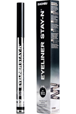 Sacheu Eyeliner Stay-n Likit Eyeliner 01 Eye M Sharp Siyah 0.739ml