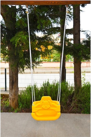 Teplay İpli Plastik Sarı Bebek Salıncağı
