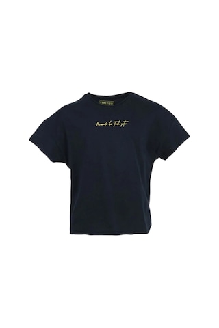 Fenerium Fenerbahçe Çocuk Tribün Elyazı Lacivert T-shirt Lacivert