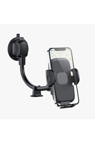 Telefon Tutucu Ayarlanabilir Vakum Kilitli Cam Ve Torpidoya Takılabilen Tutucu