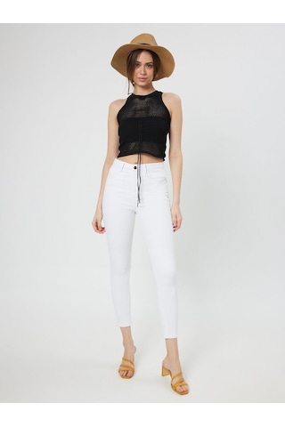 LOFT Crop Kadın Atlet Lf2032014 Q1.v1 Siyah