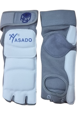 Haşado Topuk Destekli Üç Parmaklı Taekwondo Ayaküstü Koruyucu Takım Beyaz