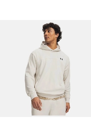 Under Armour Ua Rival Lightweight Kapüşonlu Ekru Erkek Sweatshirt 6012335-110