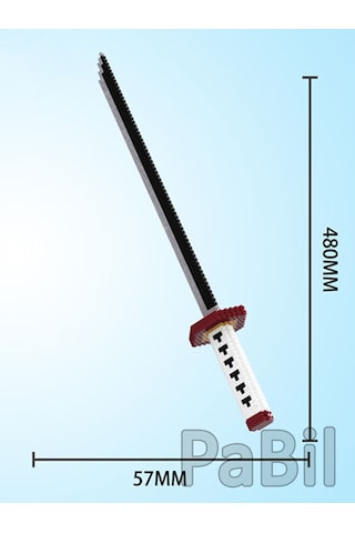 Kimetsu No Yaiba Demon Slayer 392 Parça 480 Mm Figür Katana Giyu