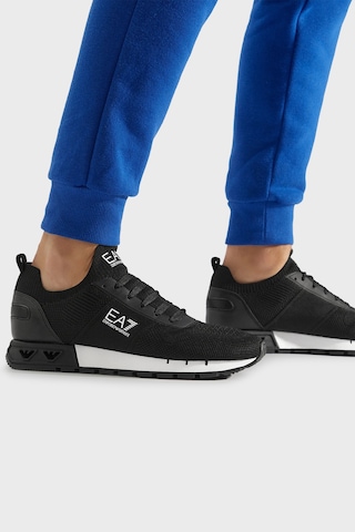 Ea7 Unisex Ayakkabı X8x171 Xk373 N181 Siyah-beyaz Siyah-beyaz Beyaz - Siyah