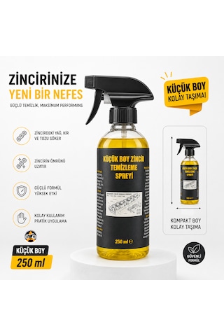 Akgüneş Motogaraj Zincir Temizleme Spreyi 250 Ml Motosiklet Zincir Bakım Ve Temizlik Ürünü