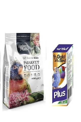 Pareket Yemi 800 G + Gold Bird Kafes Kuşları İçin Multivitamin