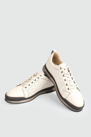 Pepita 6583 İtal Fashion Erkek Deri Sneakers Ayakkabı Beyaz